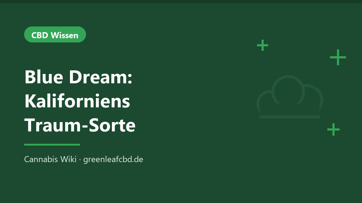 Titelbild: Blue Dream – Kaliforniens Traum-Sorte