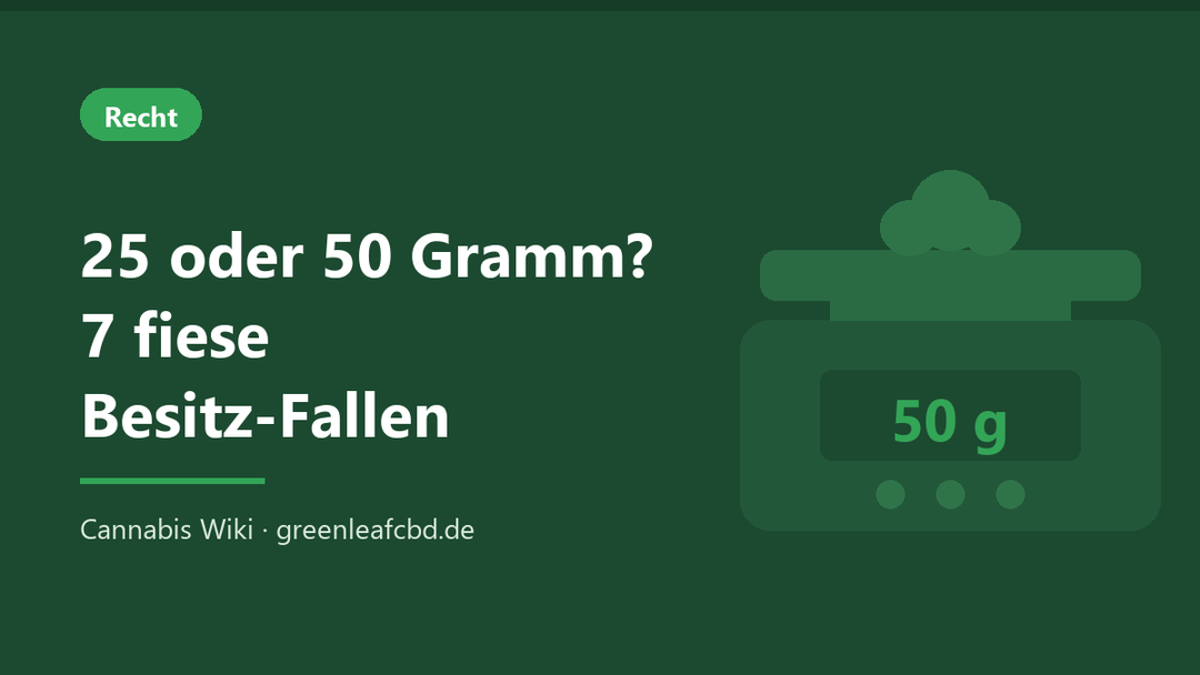 Titelbild: 25 oder 50 Gramm? 7 fiese Besitz-Fallen