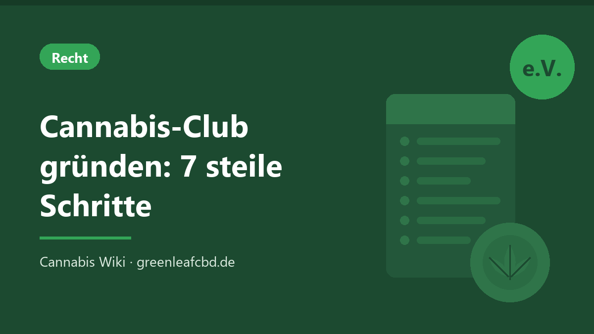 Titelbild: Cannabis-Club gründen – 7 steile Schritte