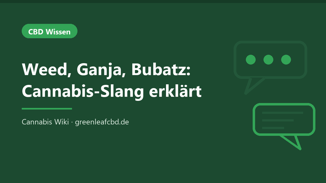 Titelbild: Weed, Ganja, Bubatz – Cannabis-Slang erklärt