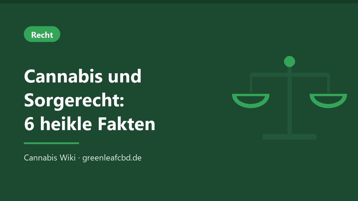 Cannabis und Sorgerecht: Waage als Symbol für das Familiengericht