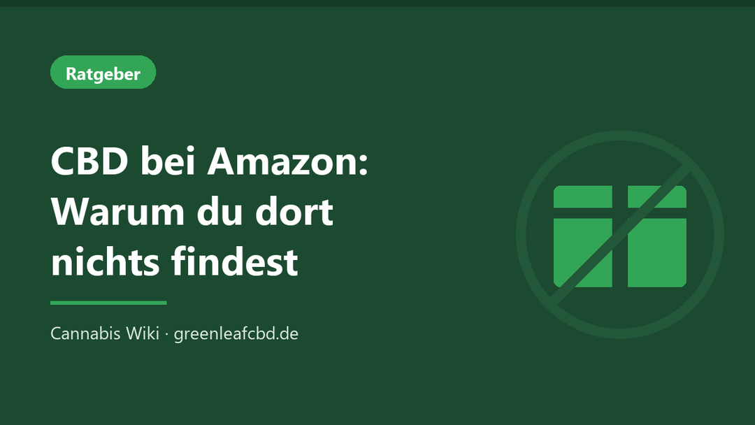 Titelbild: CBD bei Amazon – warum du dort nichts findest