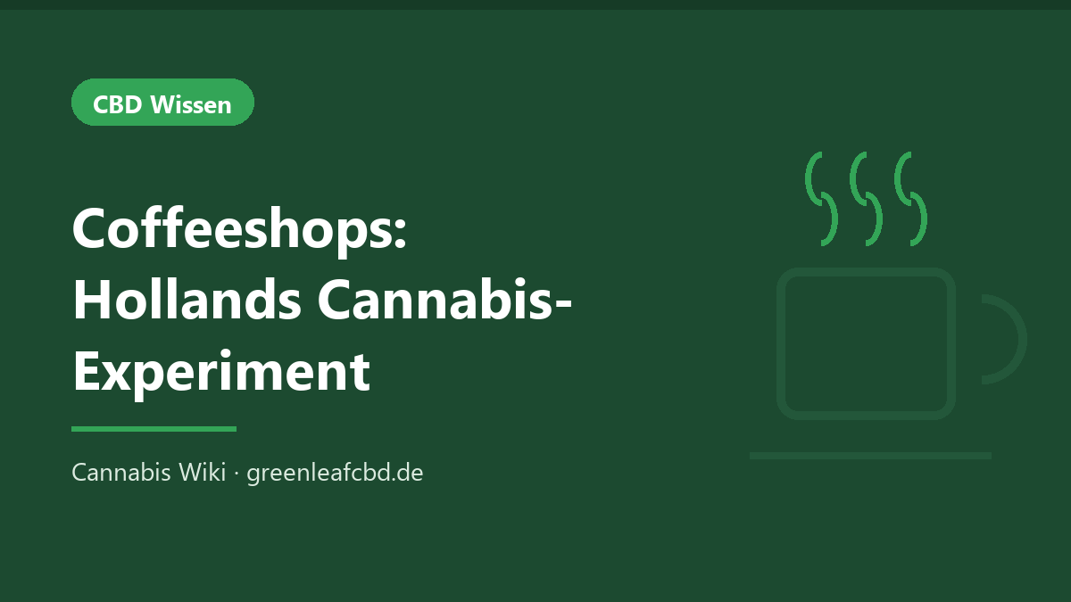 Titelbild: Coffeeshops – Hollands Cannabis-Experiment