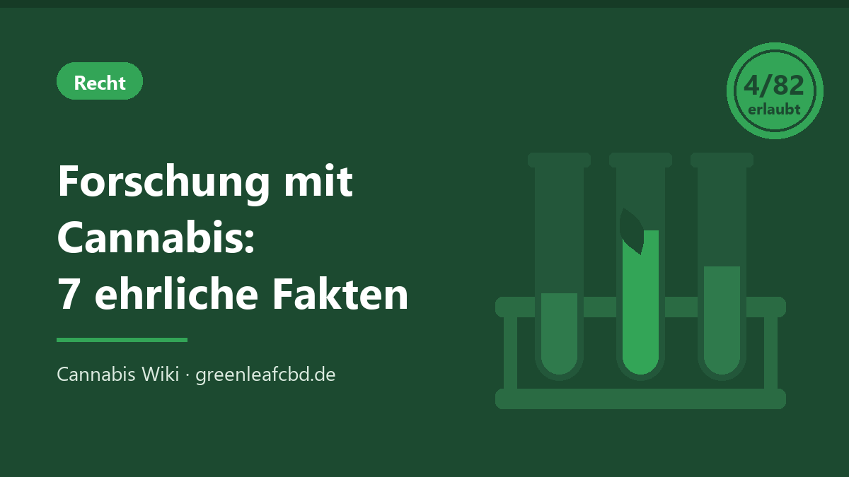 Titelbild: Forschung mit Cannabis – 7 ehrliche Fakten
