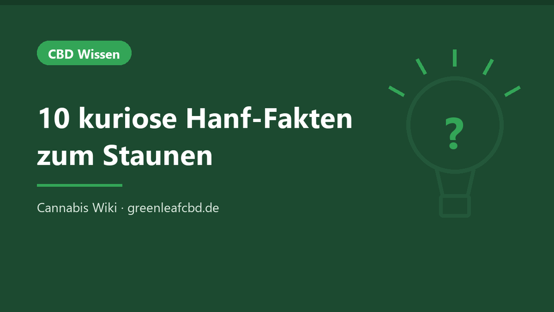 Titelbild: 10 kuriose Hanf-Fakten zum Staunen