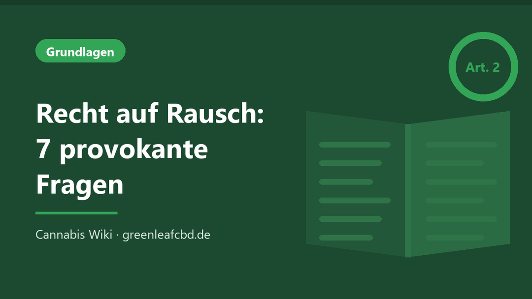 Titelbild: Recht auf Rausch – 7 provokante Fragen