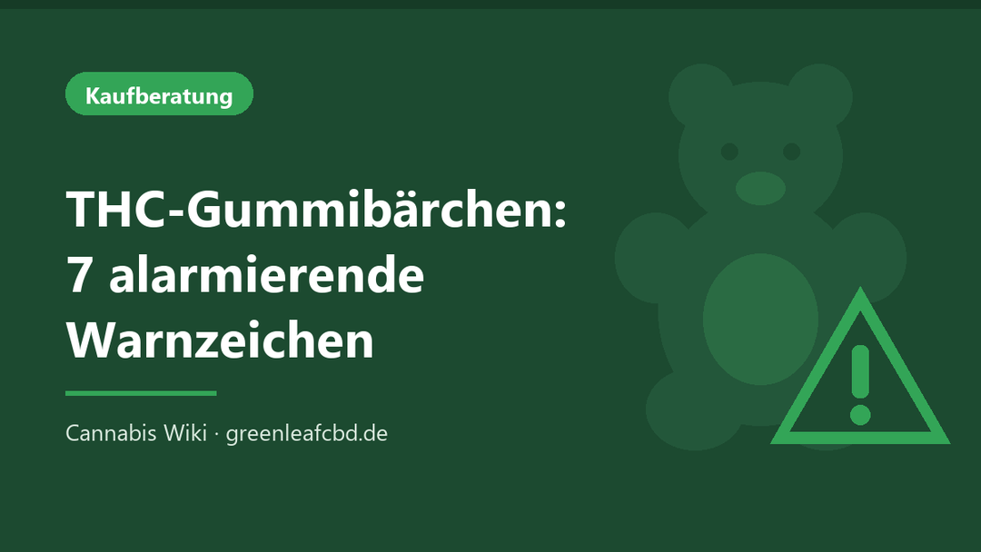 Titelbild: THC-Gummibärchen – 7 alarmierende Warnzeichen