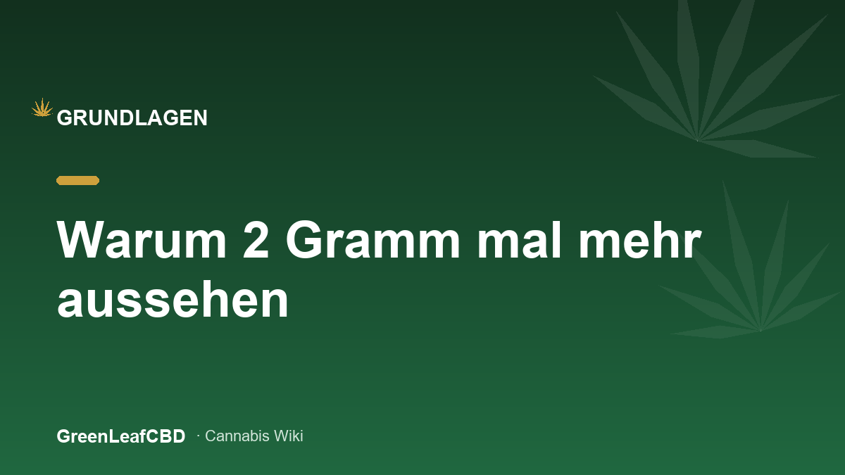 Bluetendichte: warum 2 Gramm mal mehr aussehen - Titelbild