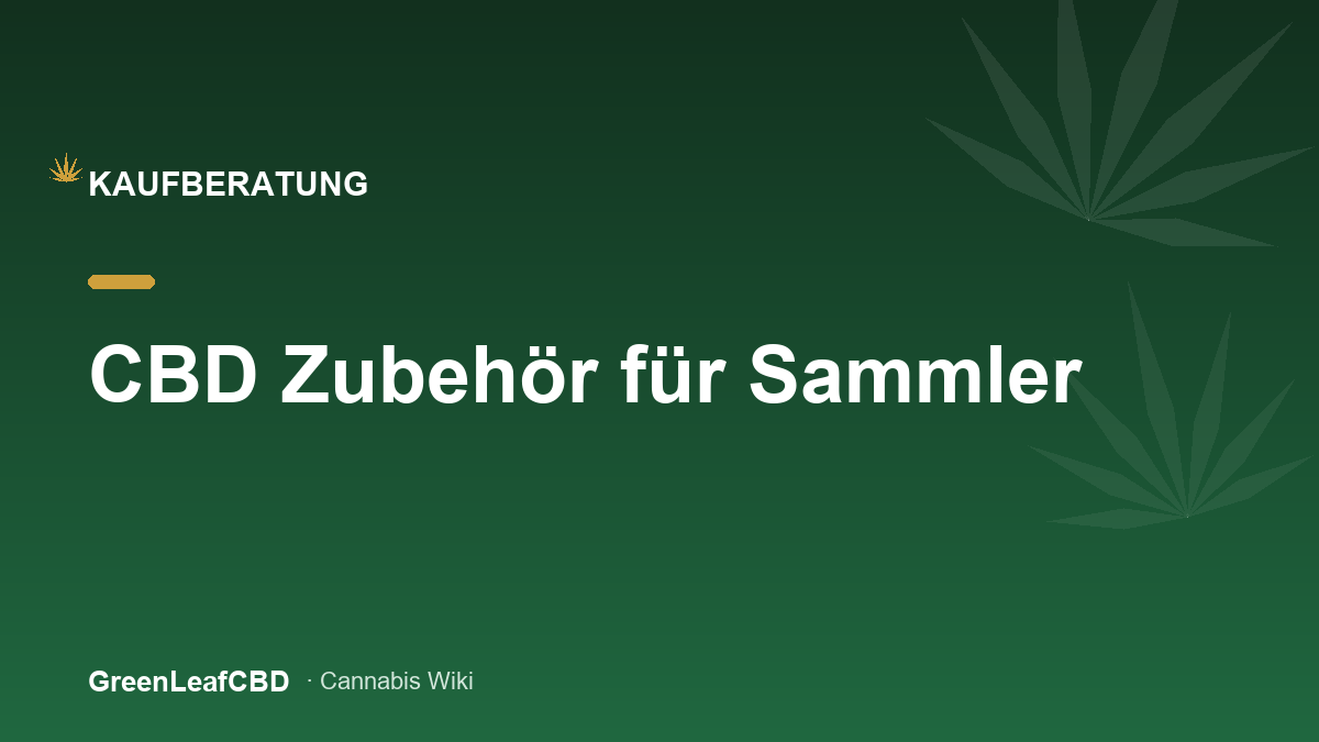 CBD Zubehoer fuer Sammler: Glas, Muehle und Lupe im Ueberblick