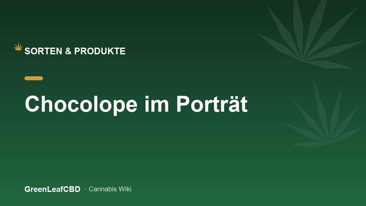 Chocolope im Portraet - Titelbild