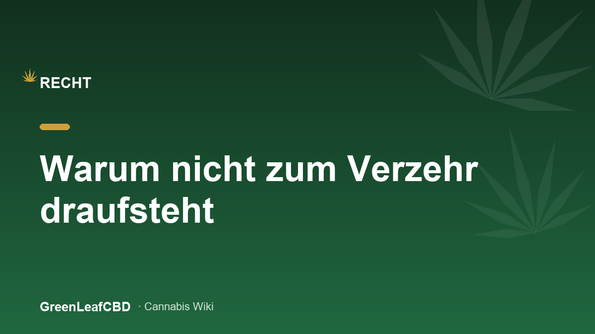 Nicht zum Verzehr: der Hinweis erklaert - Titelbild