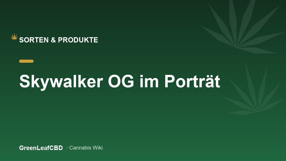 Skywalker OG im Portraet - Titelbild